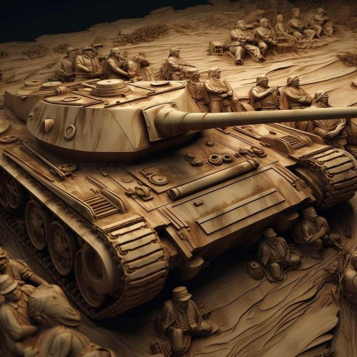 Games (Panzer Elite 3, GAMES_7395) 3D models for cnc